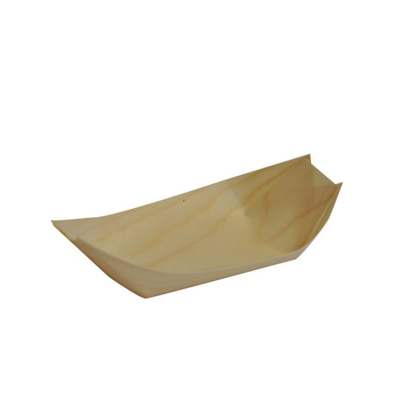 Wooden Gourmet Pine Boat Extra Large Tray FST Certified  2000 pcs