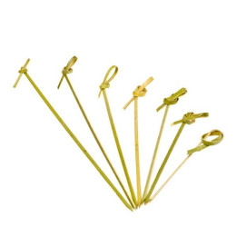 Bamboo Looped Serving Skewer 65mm  10000 pcs