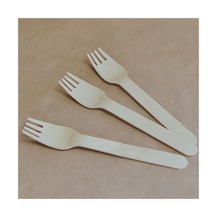 Takeaway Wooden Fork - FSC Certified  2000 pcs