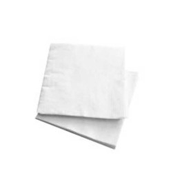 2PLY Lunch Napkin 1/4 Fold WHITE Sugarcane / Bamboo Mix   2000 pcs