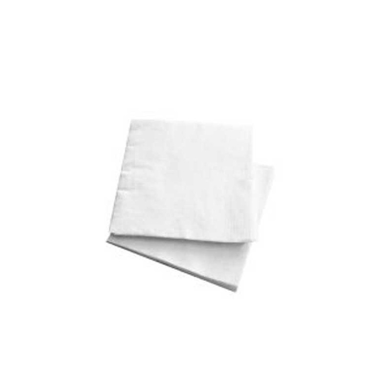 2PLY Lunch Napkin 1/4 Fold WHITE Sugarcane / Bamboo Mix   2000 pcs