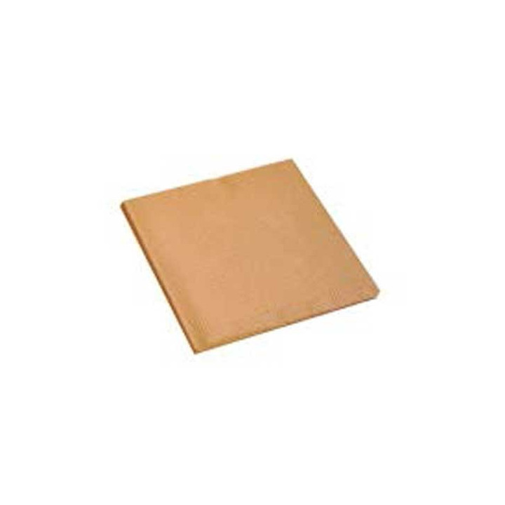 Recycled Brown 2PLY Cocktail Napkin - 1/4 Fold  2000 pcs