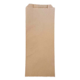 Single Baguette Satchel Bag - Kraft - 500 pcs