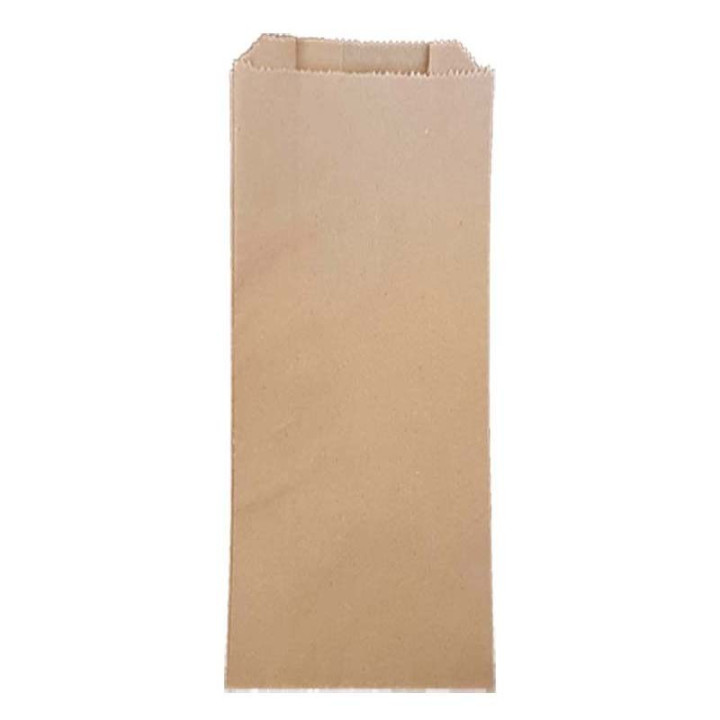 Single Baguette Satchel Bag - Kraft - 500 pcs