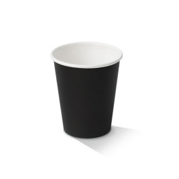 8oz Black Single Wall Coffee Cup  1000 pcs