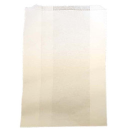 Food Grade Deep Bread Satchel Bag - White - 500 pcs