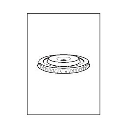 Flat Lids for 350ml to 750ml Clear Cold Cups (Ingeo PLA)  1000 pcs