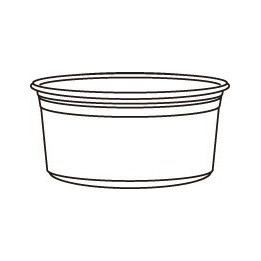 12oz Deli Clear Salad Container (Ingeo PLA)  500 pcs