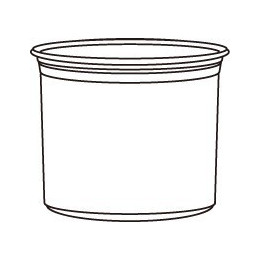 24oz Deli Clear Salad Container (Ingeo PLA)  500 pcs