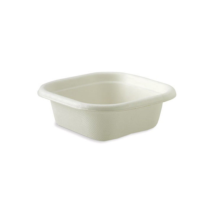 280ml Square TakeAway Base - 130x130x45mm - White  600 pcs