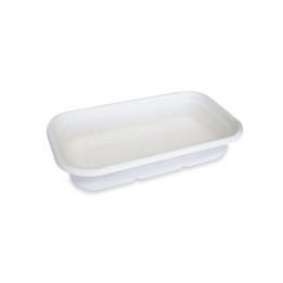 1000ml TakeAway Base - 230x130x55mm - White  500 pcs