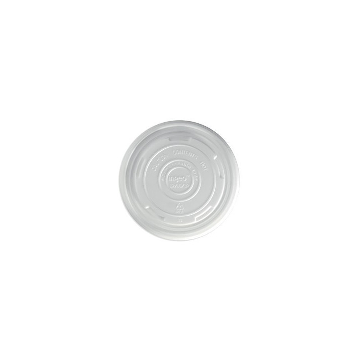 PLA Lid for 12 16 24 & 32oz Hot & Cold Bio Cup - Opaque  500 pcs