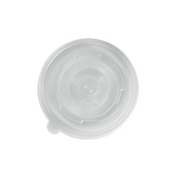 PP Lid for 12 16 24 & 32oz Hot & Cold Bio Cup - Clear  1000 pcs
