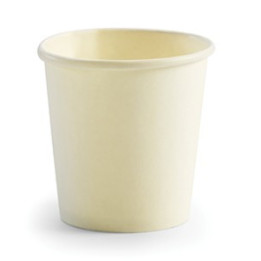 4oz Single Wall PLA Coffee Cup White  2000 pcs