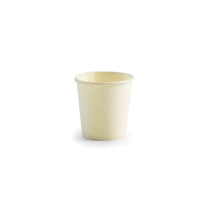 4oz Single Wall PLA Coffee Cup White  2000 pcs