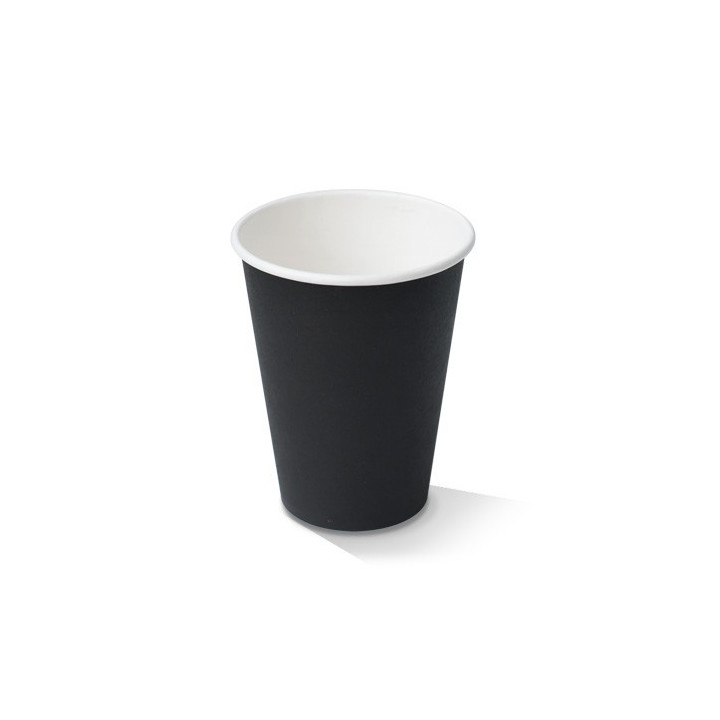 12oz Black Single Wall Coffee Cup  1000 pcs