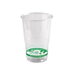 280ml Clear Bioplastic Tall Cup  2000 pcs