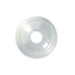 Dome Clear Bio Lid - Round-Hole - for 300-700ml Cups  1000 pcs