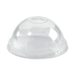 Dome Clear Bio Lid - x-Hole - for 300-700ml Cups  1000 pcs