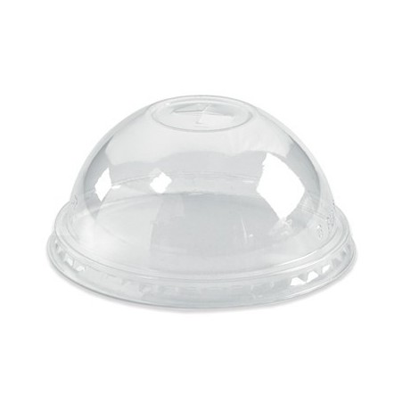 Dome Clear Bio Lid - x-Hole - for 300-700ml Cups  1000 pcs