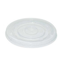 X - Hole PLA Lid for 12 16 & 20-22oz BioCups - Clear  1000 pcs