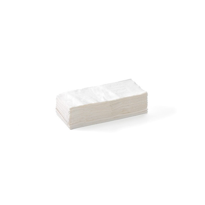 1 PLY 1/8 Fold Lunch White Bio Napkin 300x300  3000 pcs