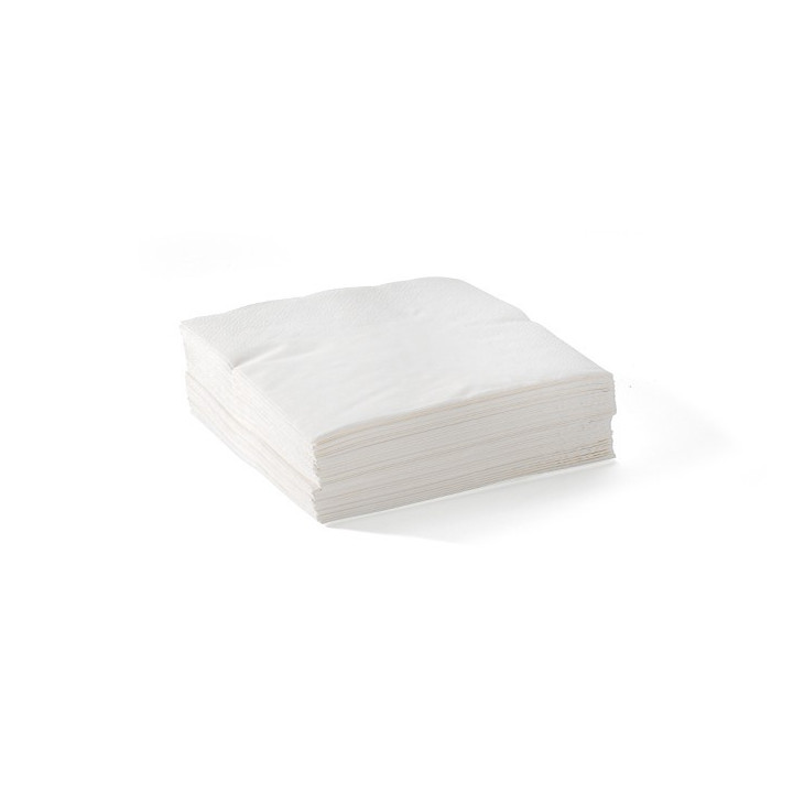 2 PLY 1/4 Fold Embossed Dinner White Bio Napkin 400x400  1000 pcs