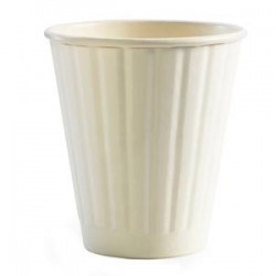 8oz (90mm) Double Wall Wehite Bio Coffee Cup  1000 pcs