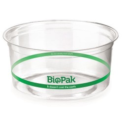 360ml Ingeo Bioplastic Salad/Fruit Bowl Clear Deli Container  500 pcs