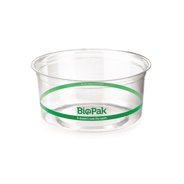 360ml Ingeo Bioplastic Salad/Fruit Bowl Clear Deli Container  500 pcs