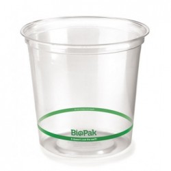 700ml Ingeo Bioplastic Salad/Fruit Bowl Clear Deli Container  500 pcs