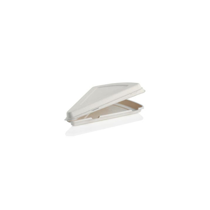 Biodegradable Pancake/Pizza Box - fits a slice of an 18" Pizza Natural  250 pcs