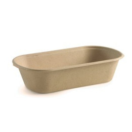 1000ml Bio Tray-230x130x60mm - Sugarcane Natural  500 pcs