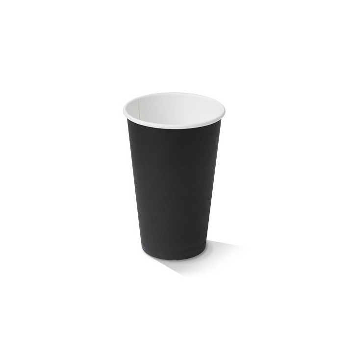 16oz Black Single Wall Coffee Cup  1000 pcs