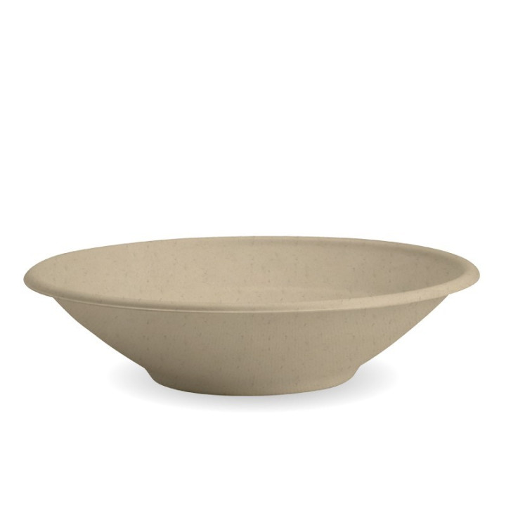 24oz Bowl suitable for Noodle, Soup or Salad with Lid Natural Brown