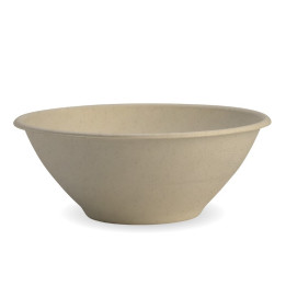40oz Bowl suitable for Noodle, Soup or Salad with Lid Natural Brown