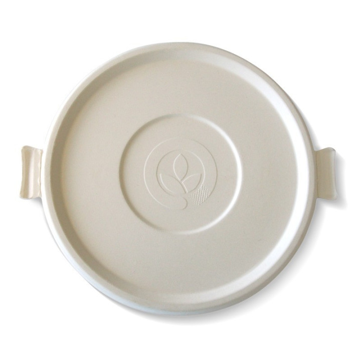 Lids for Sugarcane Bowl 24 & 32 & 40oz - white - 400 pcs