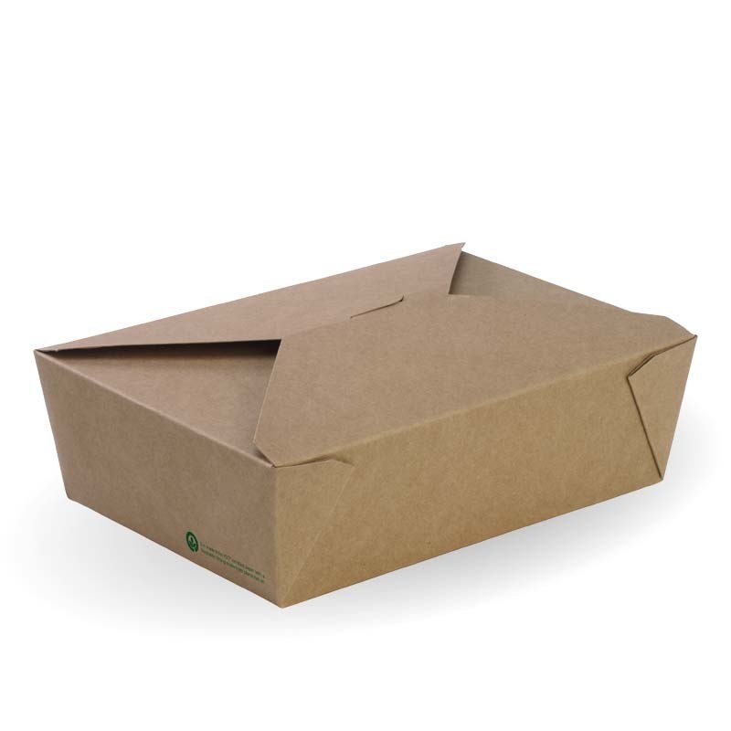 Large Takeaway Box - 197 x 140 x 64mm -FSC Certified - 200 pcs