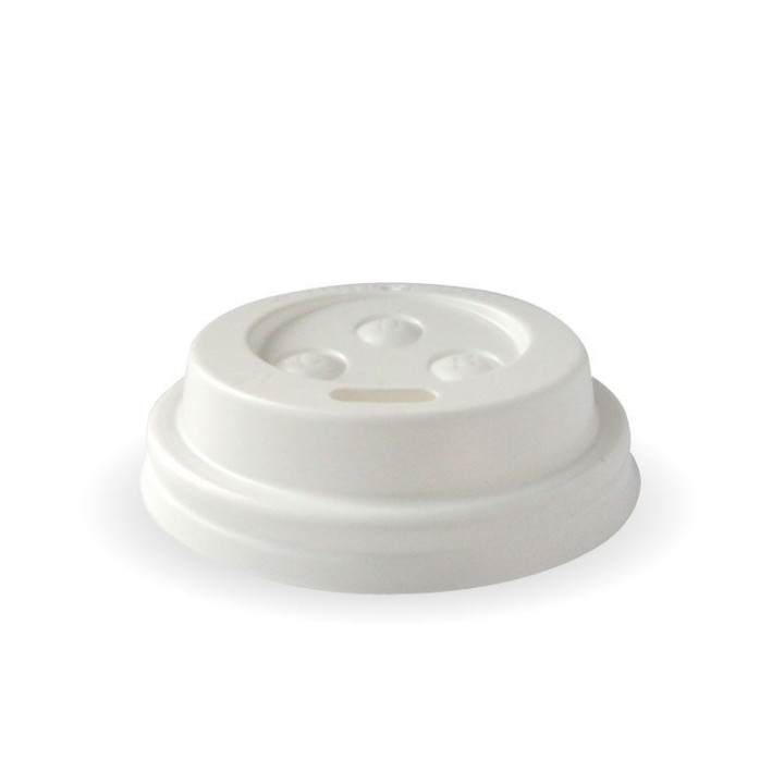 4oz White Plastic Sipper Lids - 1000 pcs