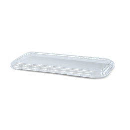 Clear Lids for Takeaway Tray 2 & 3 Compartment (PET)  400 pcs