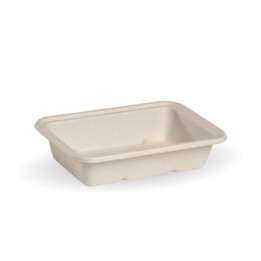 500ml Bio Takeaway Box - NATURAL - Lids Optional - 500 pcs