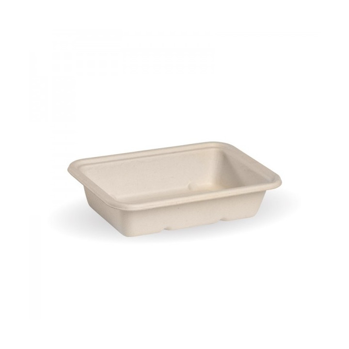 500ml Bio Takeaway Box - NATURAL - Lids Optional - 500 pcs