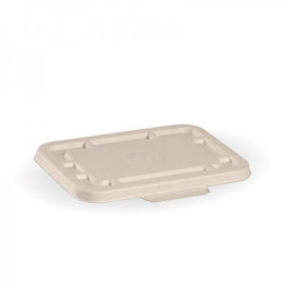 Biodegradable Lids for 500 & 600ml Takeaway Box - NATURAL - 500 pcs