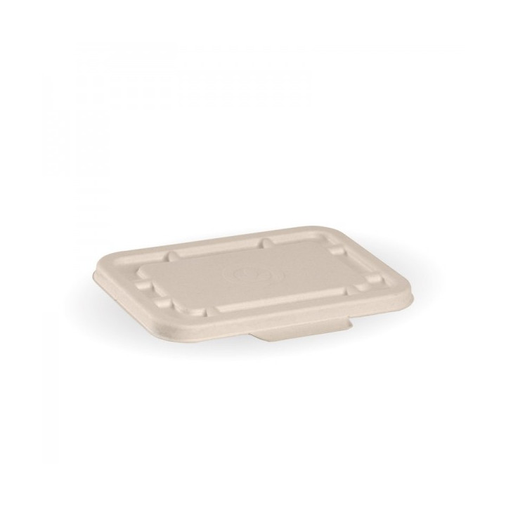 Biodegradable Lids for 500 & 600ml Takeaway Box - NATURAL - 500 pcs