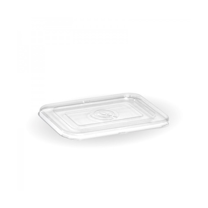 Clear PET Lids for 500 & 600ml Sugarcane Bio Takeaway Box - 500 pcs