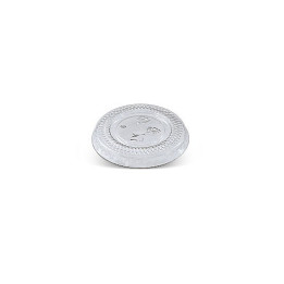 1 oz PET flat lid/ no hole  5000 pcs