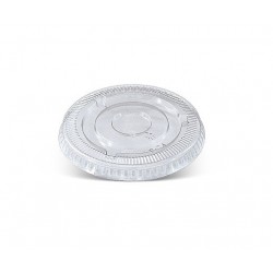 4 oz PET flat lid/ no hole  1000 pcs