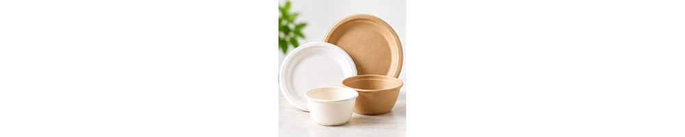 Takeaway Bowls & Trays and Disposable Plates | Go Green World